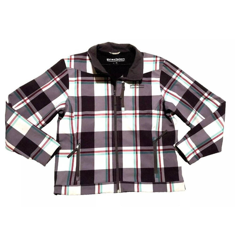 EUC Precision Mountainwear Jacket Size Large Long Sleeve Full Zip Ski Casual